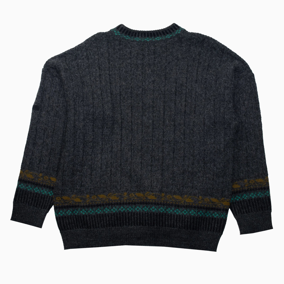 Vintage 90s Grey Knit Jumper L