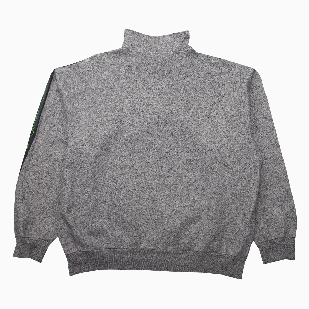 Vintage Asics Tape Logo 1/4 Zip Sweater M – Rückansicht