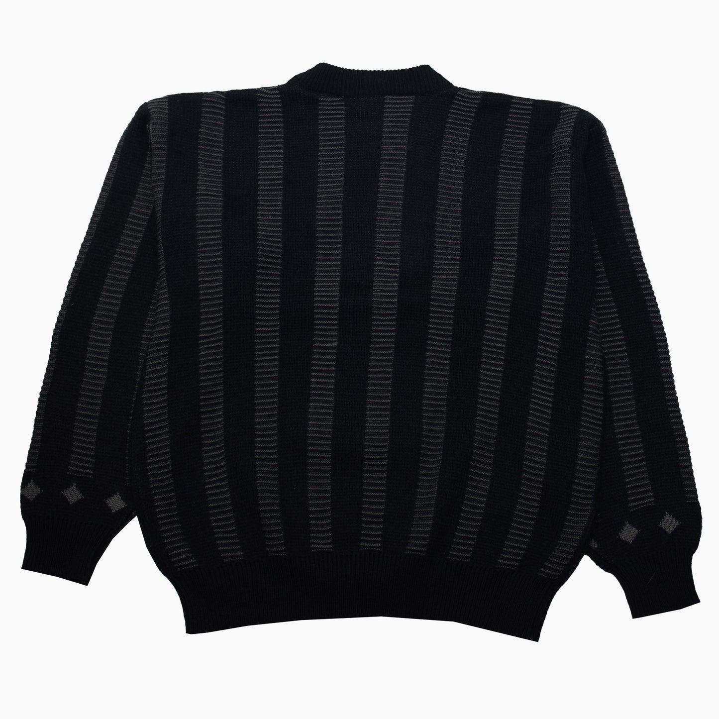 Vintage Basix Genuine Leather Knit Jumper L
