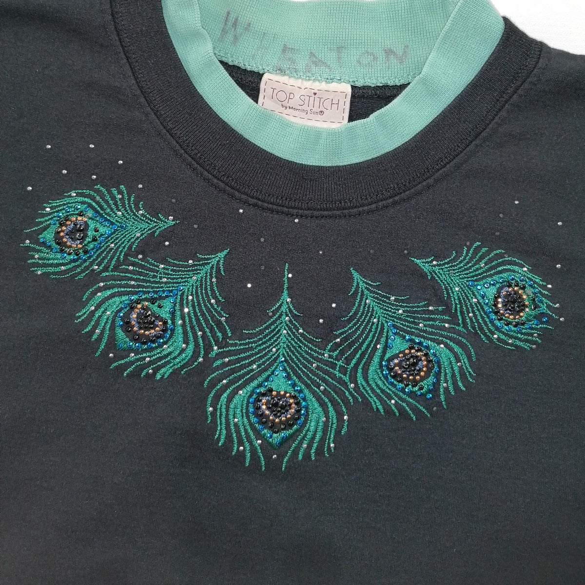 Vintage Top Stitch By Morning Sun USA Graphic Sweater L – Detailansicht