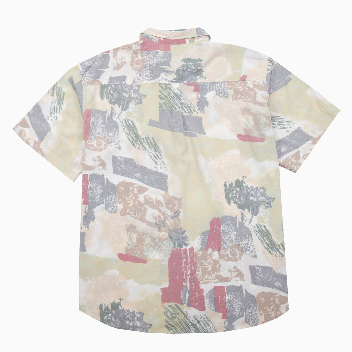 Vintage Fashion And Style Pattern Shortsleeve Shirt XXL – Rückansicht
