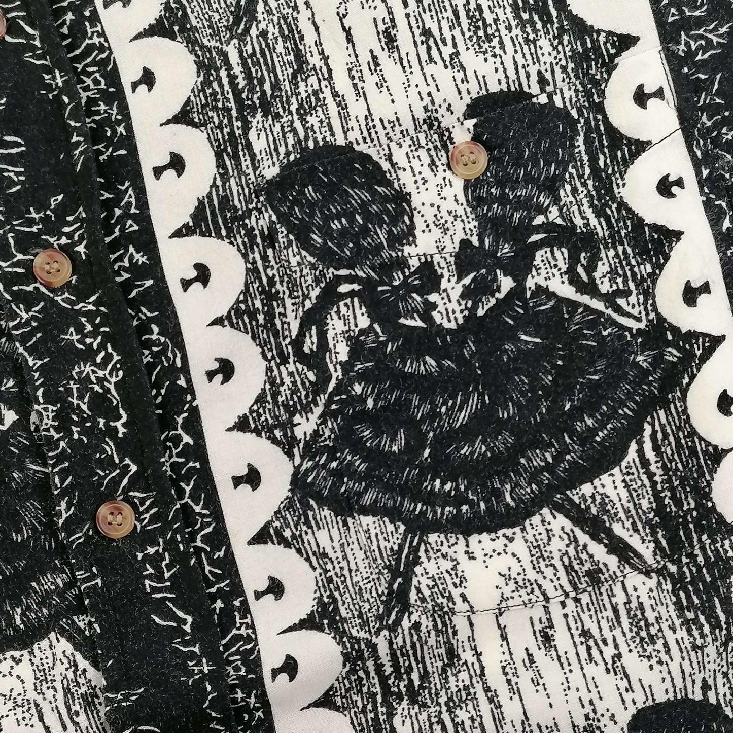 Vintage Pattern Short Sleeve Shirt - Alleycat Stardust