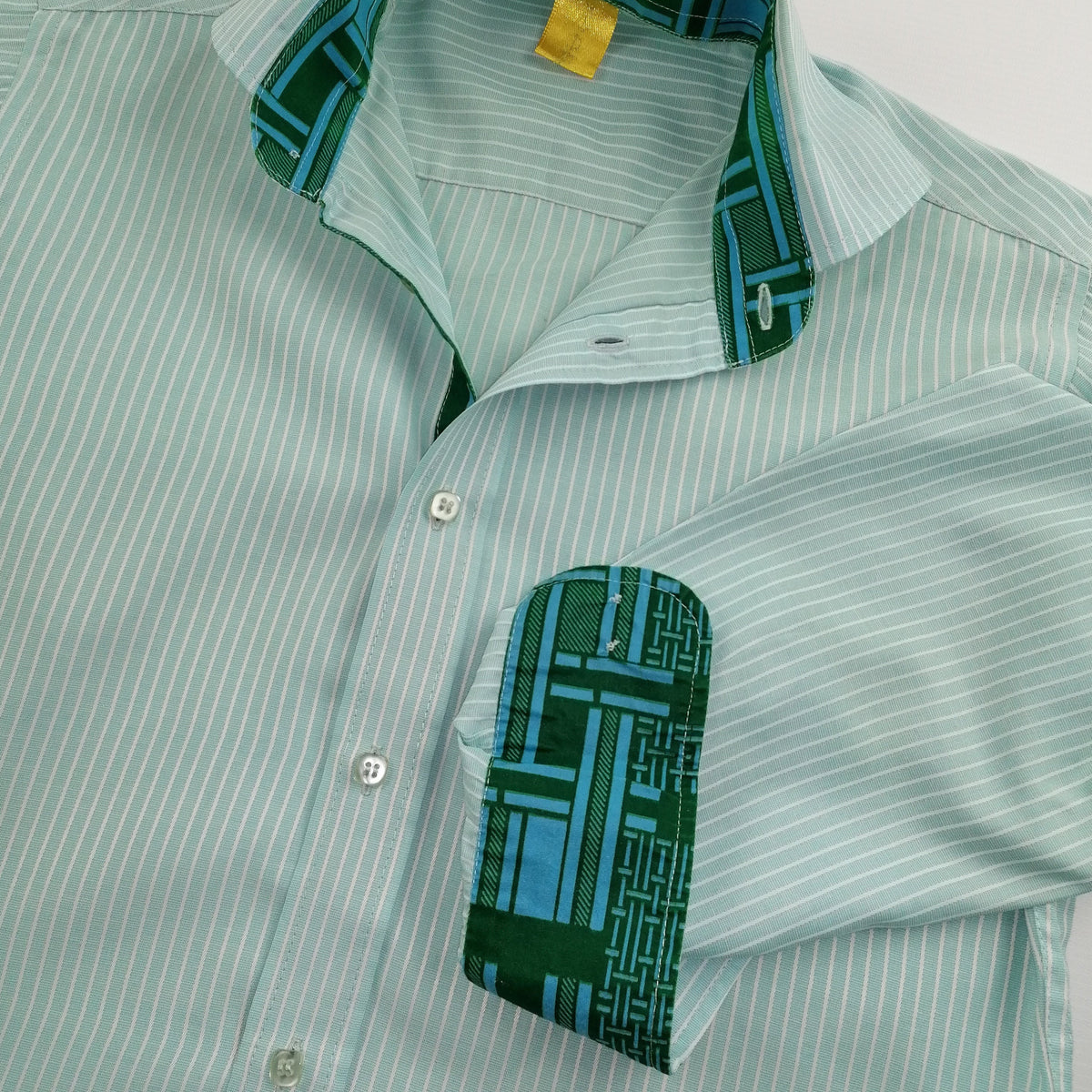 Vintage 90s Striped Long Sleeve Shirt S
