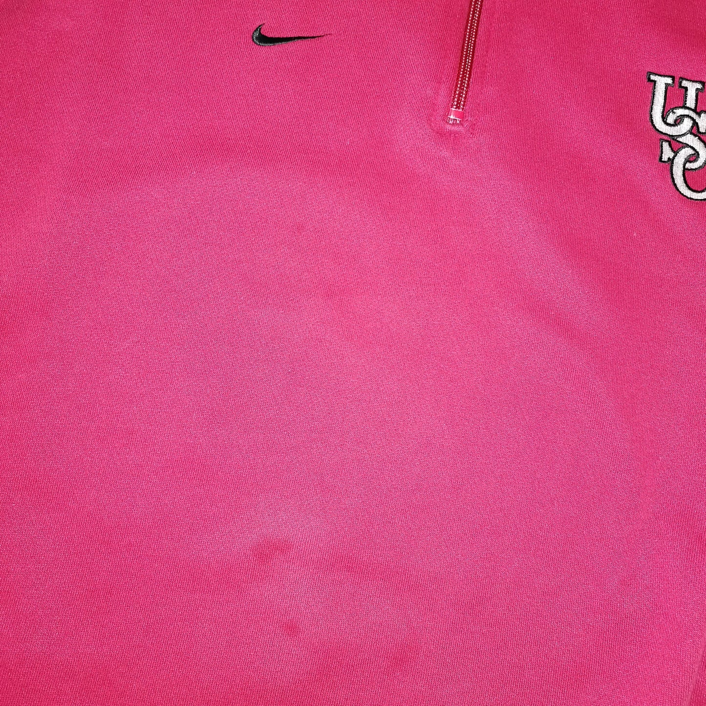 Vintage Nike Mini Swoosh Embroidered USC 1/4 Zip Sweater M