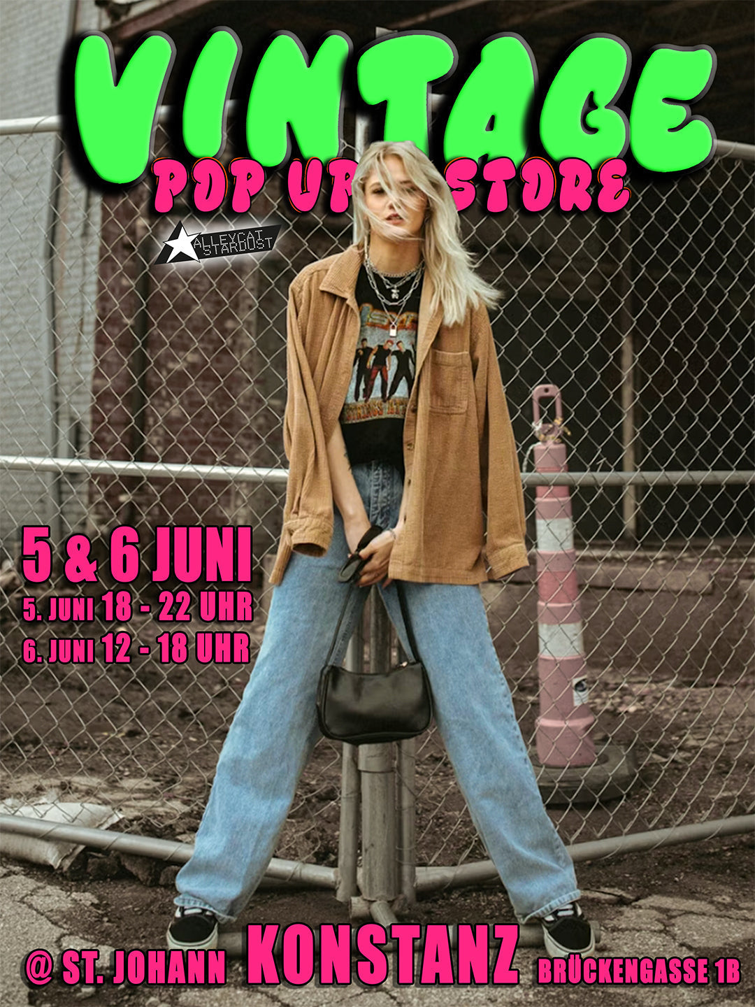 alleycat Stardust Vintage clothing Pop Up Store Event Konstanz 05/06 Juni 2026