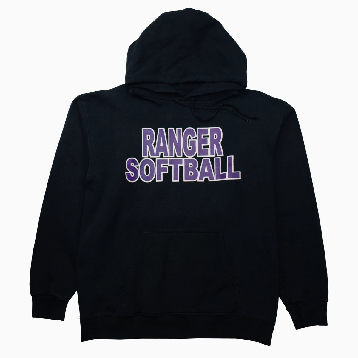 Vintage 90s Hanes Ranger Softball Hoodie M