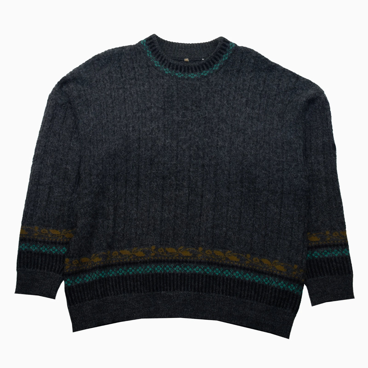 Vintage 90s Grey Knit Jumper L