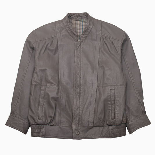 Vintage 80s Lorentino Leather Bomber Jacket M
