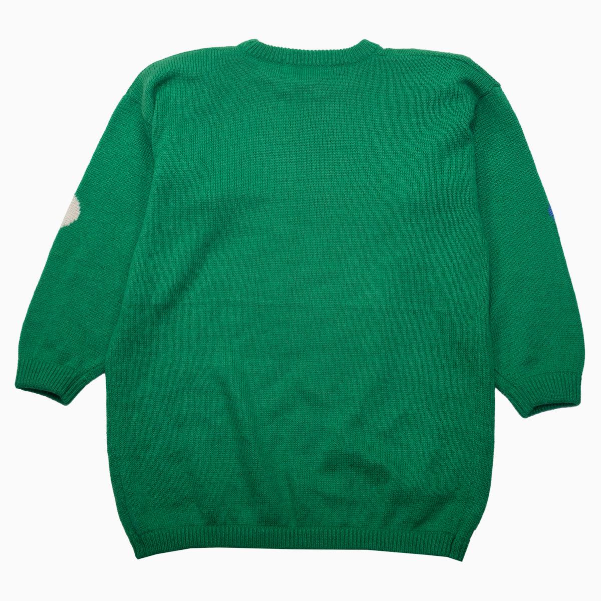 Vintage 80s Sandra Steiner Shoulder Pads Knit Jumper L – Rückansicht