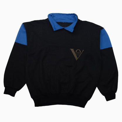 Vintage 80s V- Paris Sweater M – Detailansicht