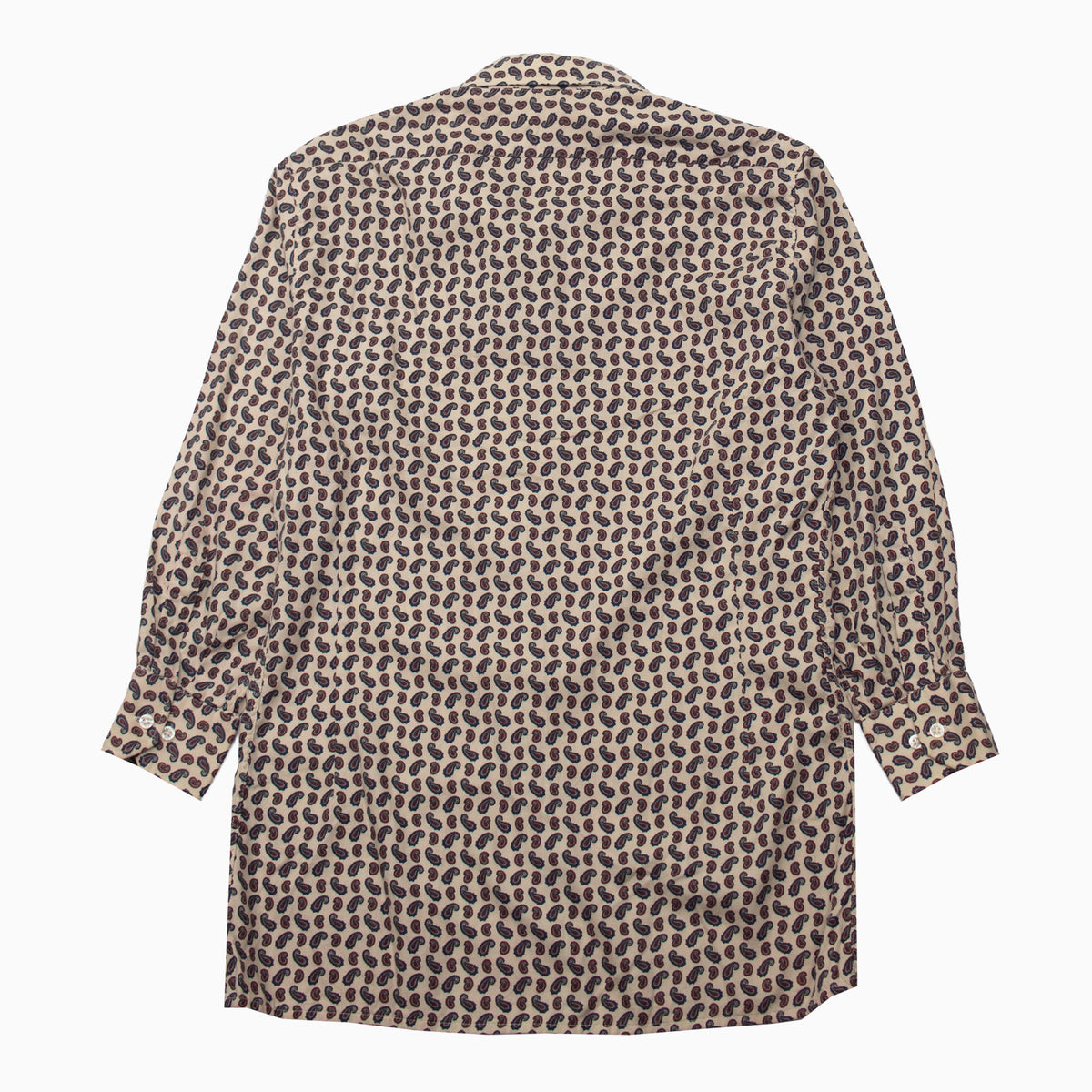 Vintage 90s K DE LUXE Pattern Shirt S – Rückansicht