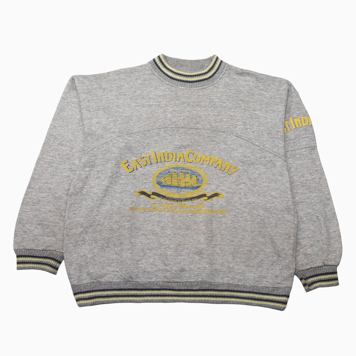 Vintage 90s East India Company Graphic Sweater M