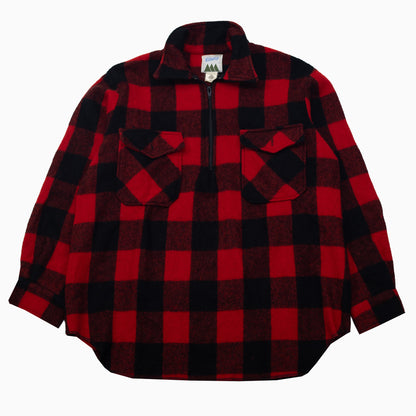Vintage 70s Feathertop Pure Wool Work Shirt L – Detailansicht