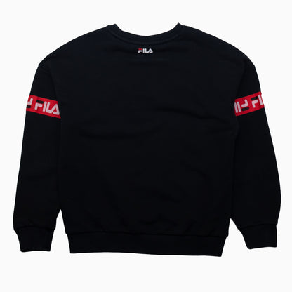Vintage Y2K Fila Tape Logo Sweater XS – Rückansicht