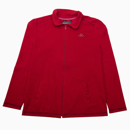 Vintage 90s Kappa Fleece Jacket M – Detailansicht