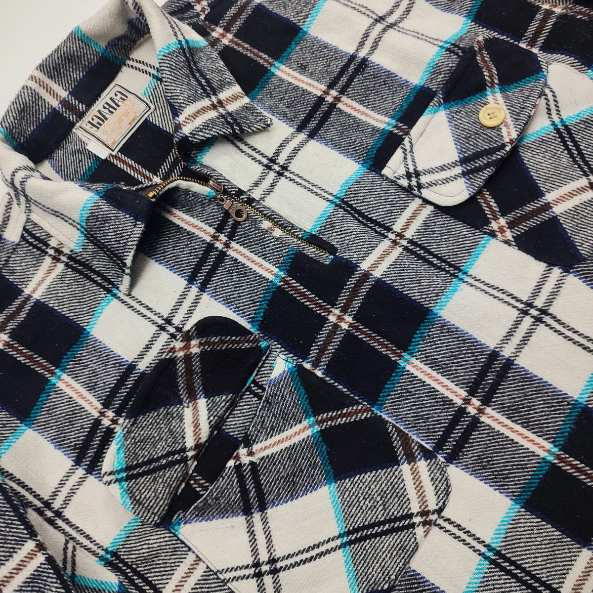 Vintage 90s Garage Checkered Flannel Shirt XL – Detailansicht 1