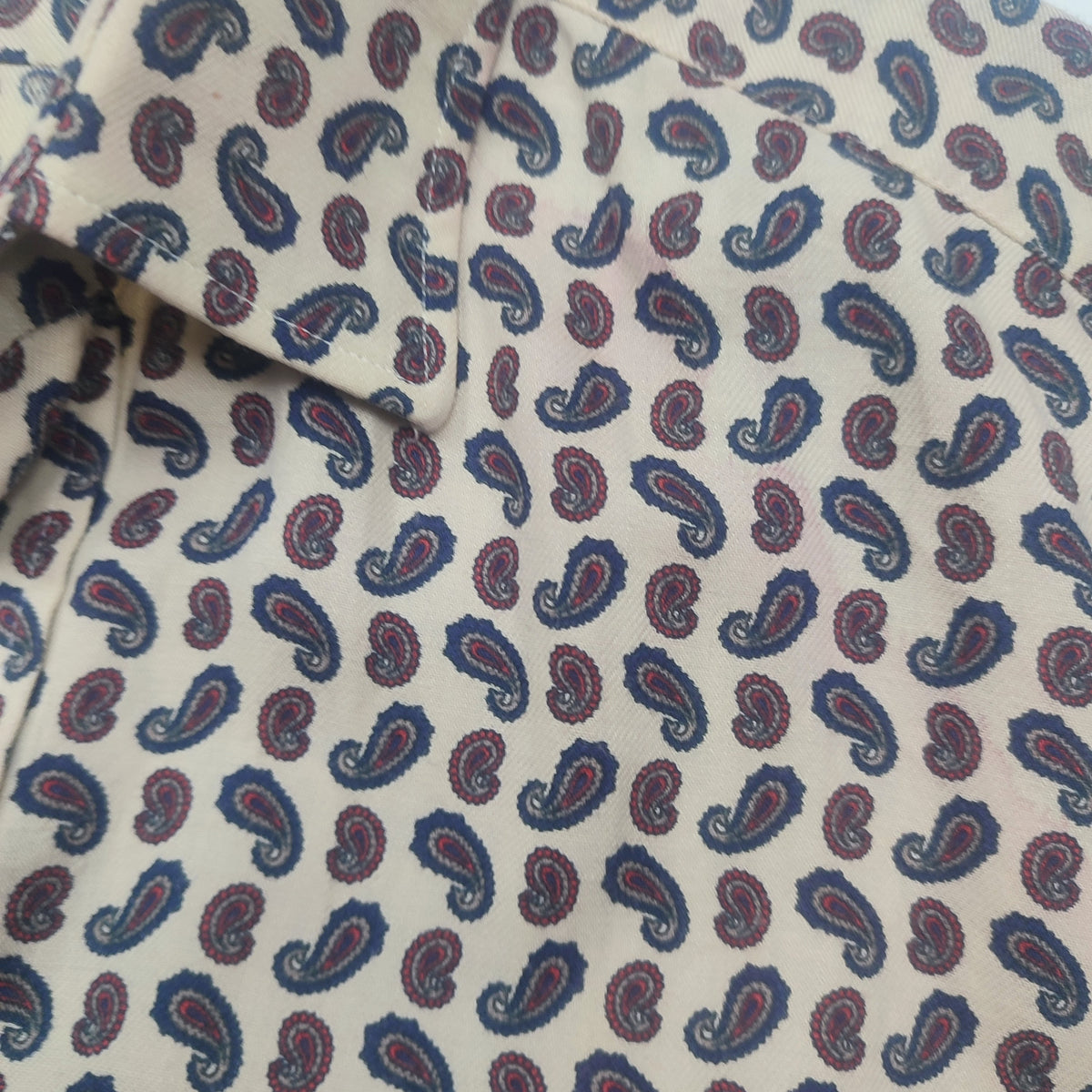 Vintage 90s K DE LUXE Pattern Shirt S – Detailansicht 1