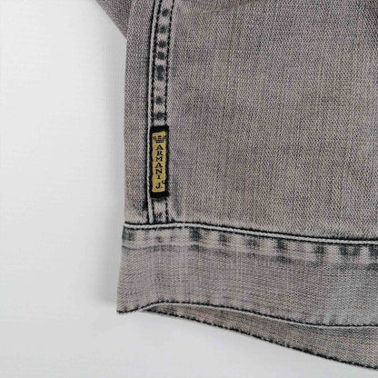 Vintage 90s Jeans Jacket der Designer Marke Armani Jeans in Grösse M Detailbild