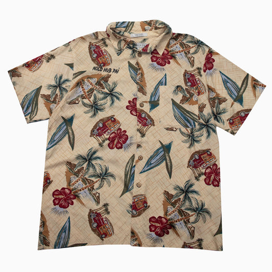Vintage 90s awaiian Short Sleeve Shirt Size XL