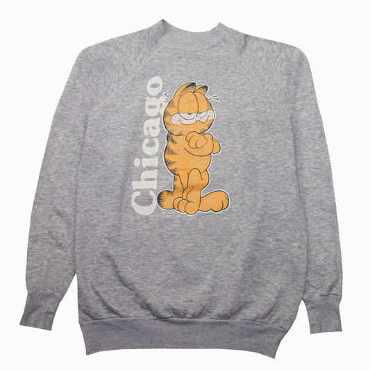Vintage United Feature Syndicate 1978 Jim Davis Garfield Chicago Comic Sweater M