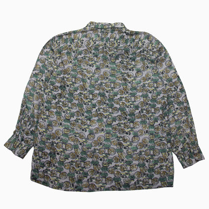 Vintage crazzy Pattern Shirt aus den 90s in Grösse L