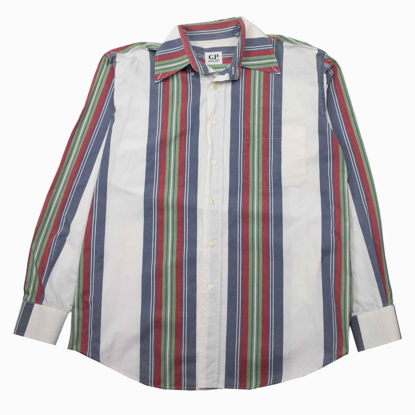 Vintage 90s GP Bellini Striped Hemd XL