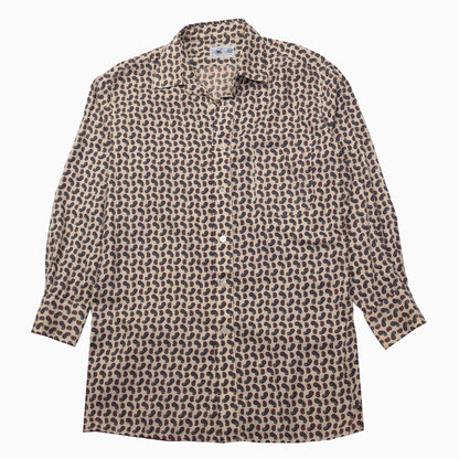 Vintage 90s K DE LUXE Pattern Shirt S