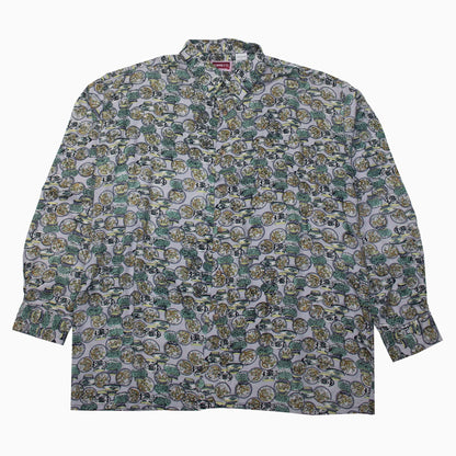Vintage crazzy Pattern Shirt aus den 90s in Grösse L