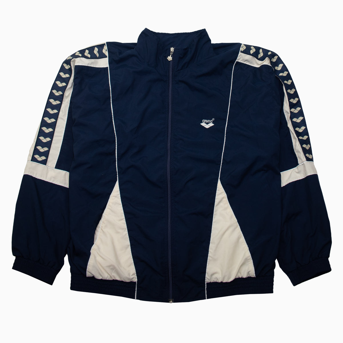 Vintage 90s Arena Tape Logo Track Jacket XXL