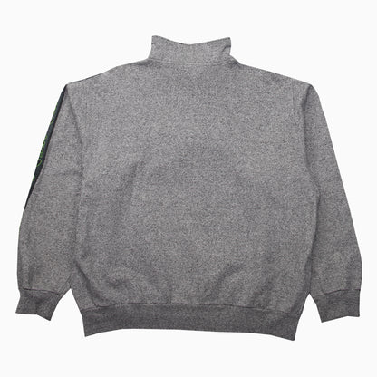 Vintage Asics Tape Logo 1/4 Zip Sweater M – Rückansicht