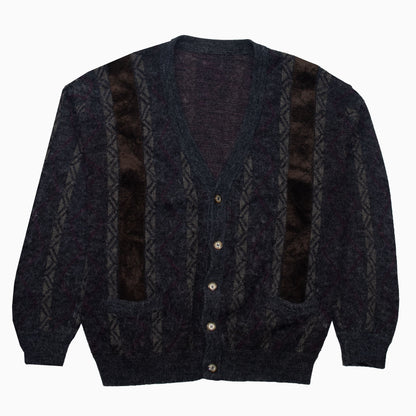 Vintage 80s Pattern Cardigan L
