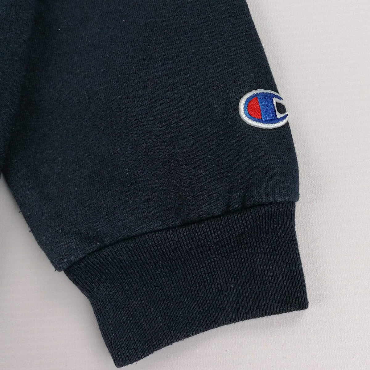 Vintage Champion Penn State Sweater in Marineblau mit Frontprint, empfohlene Größe XS