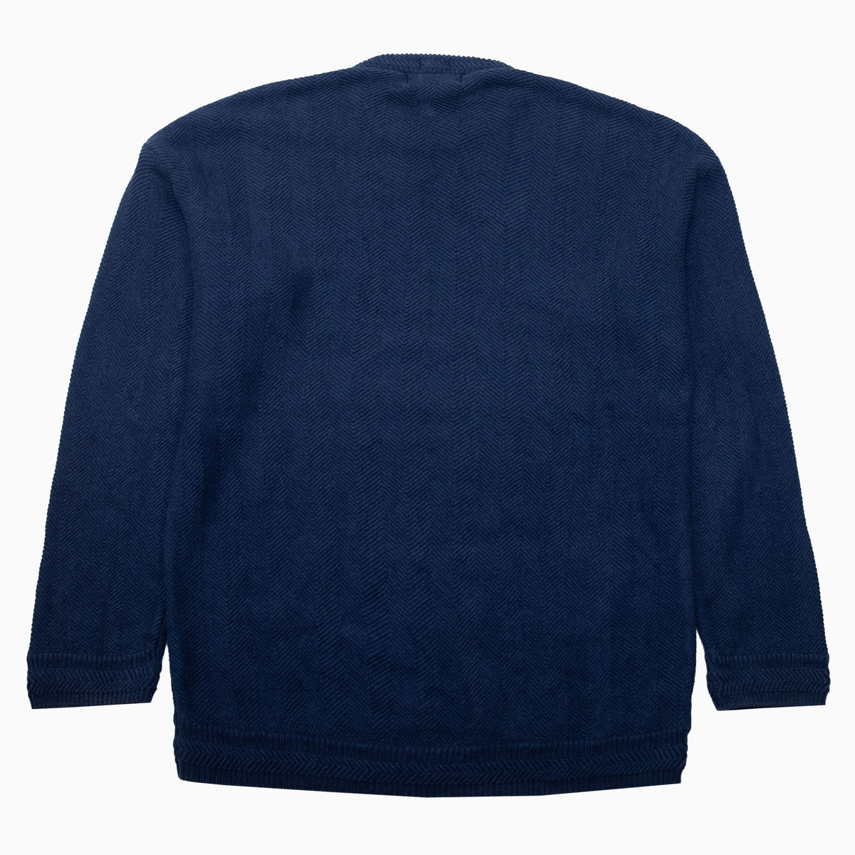 Chaps By Ralph Lauren 100 & Cotton Hand Framed Knit Jumper L