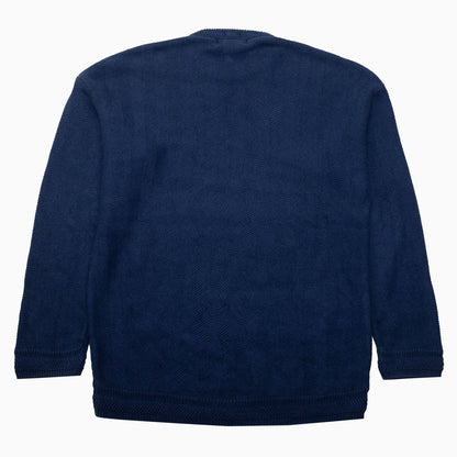 Chaps By Ralph Lauren 100 & Cotton Hand Framed Knit Jumper L