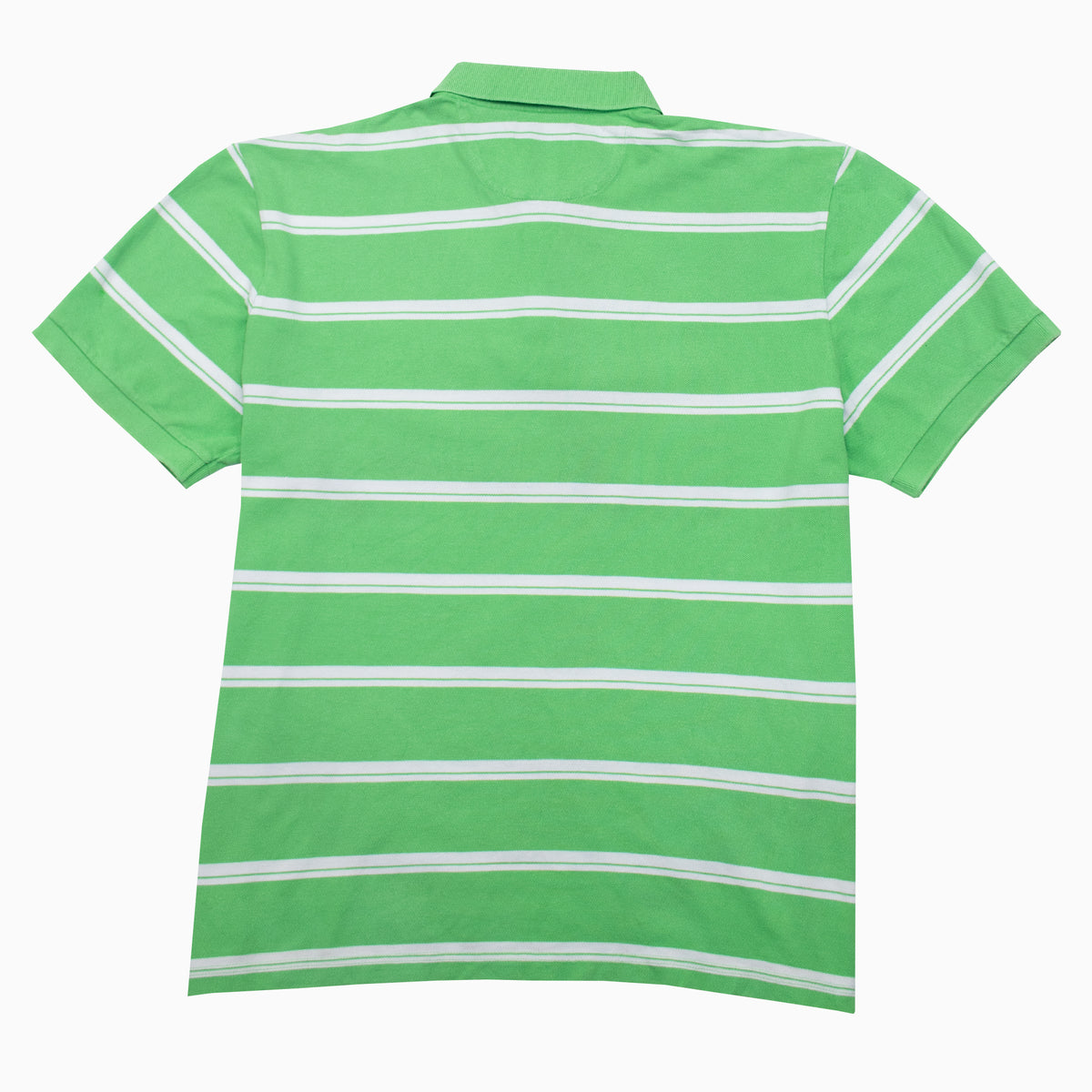 Vintage Chaps Striped Polo T-Shirt L – Rückansicht