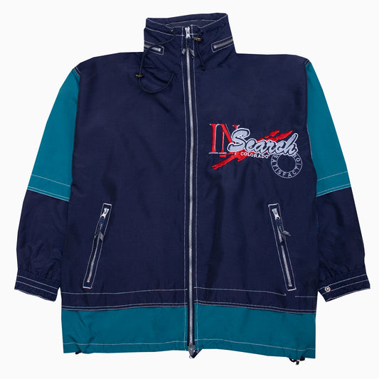 Vintage Colorado Embroidered Logo Two Toned Jacket L
