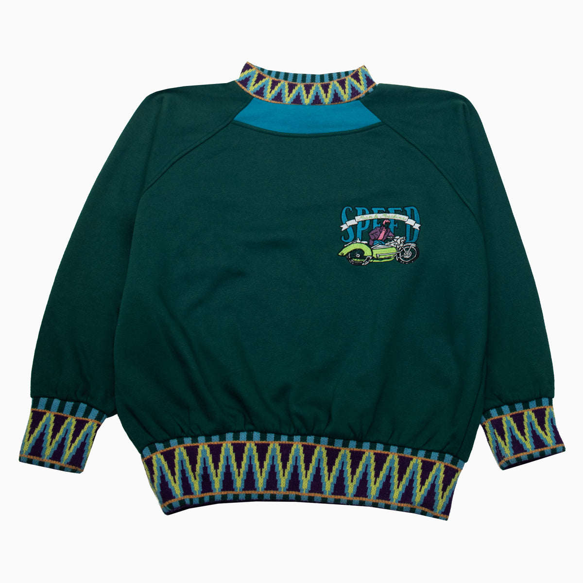 Vintage Converse Embroidered Speed Sweater L