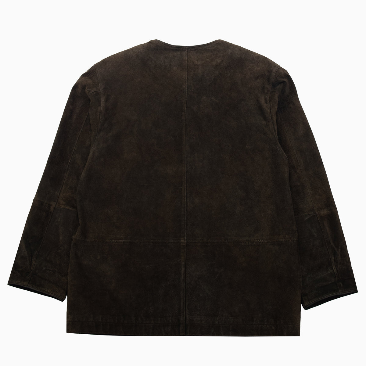 Vintage Fabiani Country Embroidered Flower Suede Short Coat M – Rückansicht