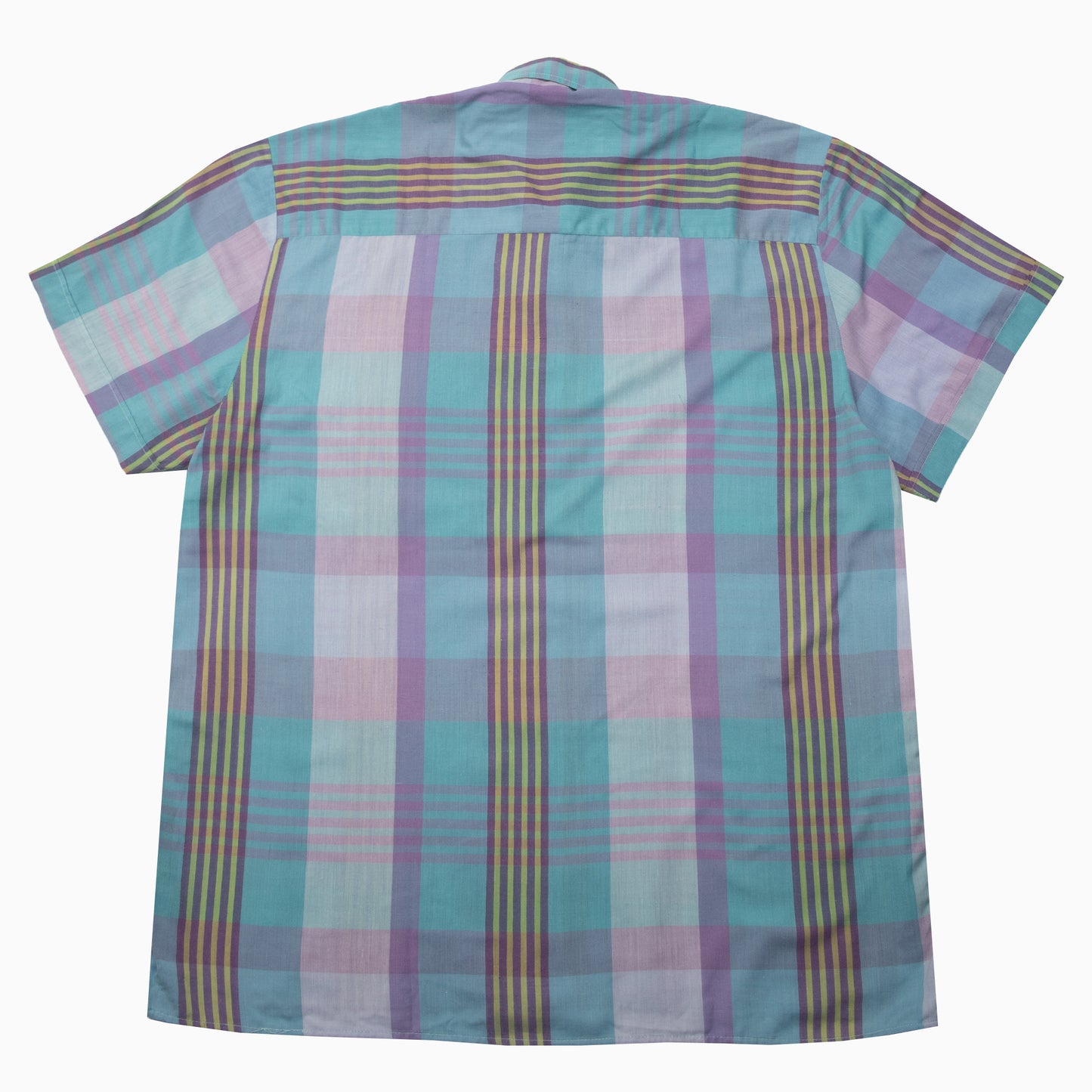 Vintage Creativ Shirt Collection Checkered Short Sleeve Shirt XL