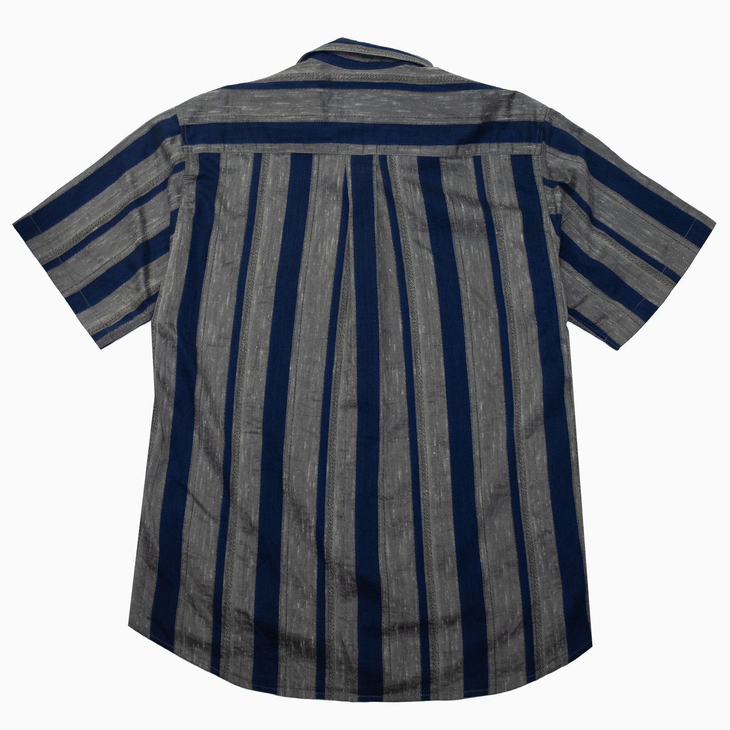 Vintage 90s D'Brions U.B.O University Striped Short Sleeve Shirt L