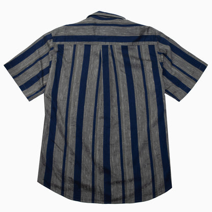 Vintage 90s D'Brions U.B.O University Striped Short Sleeve Shirt L
