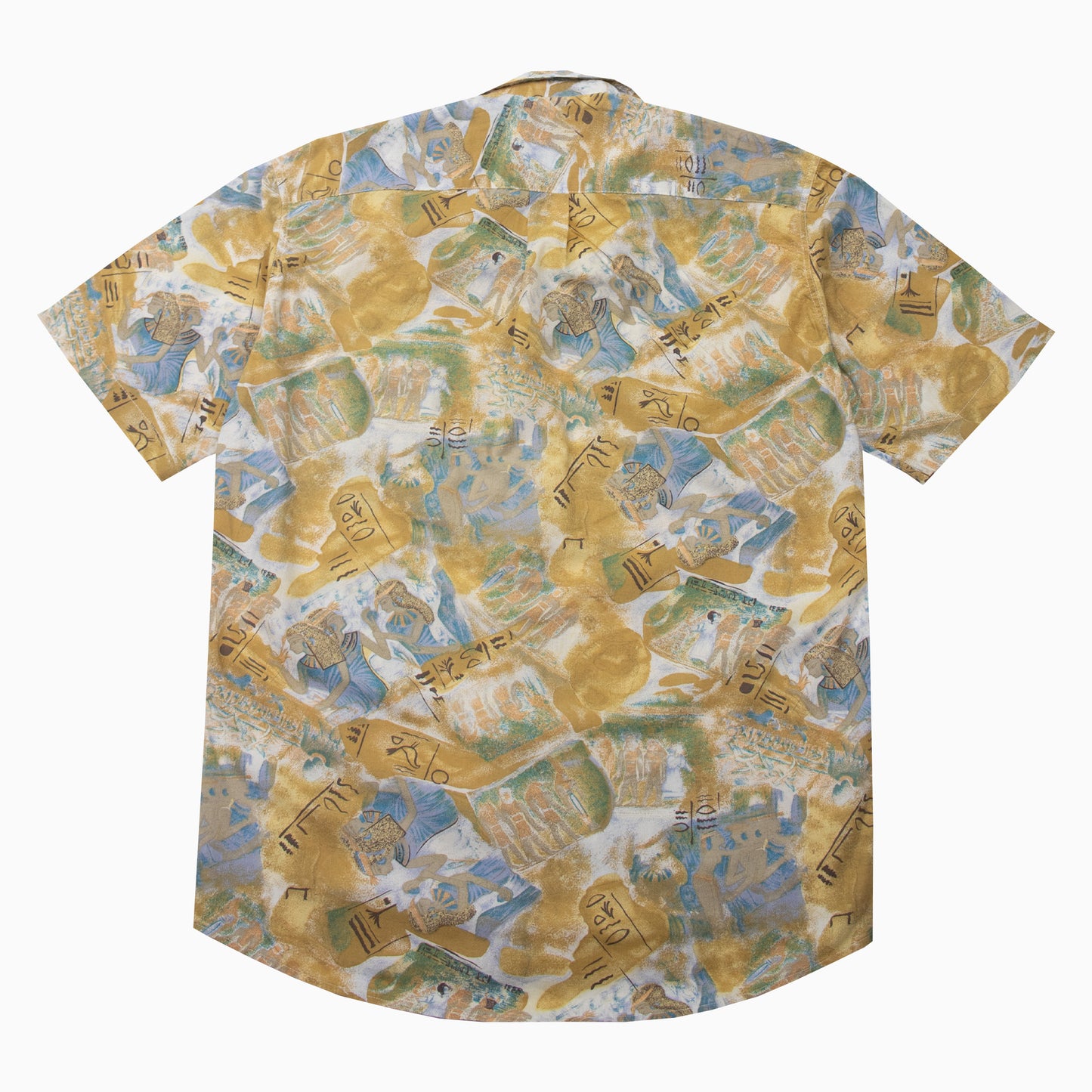 Vintage Ferralt Crazy Pattern Short Sleeve Shirt L