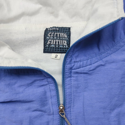 Vintage 90s Section Futur Slipover Track Jacket XL