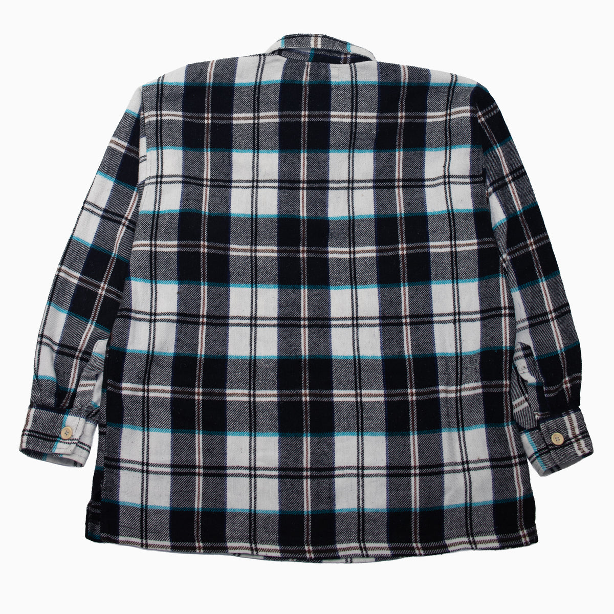 Vintage 90s Garage Checkered Flannel Shirt XL – Rückansicht
