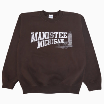 Vintage Gildan Manistee Michigan Sweater L – Detailansicht