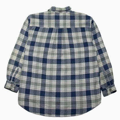 Vintage 90s Gin Tonic Sportswear Checkered Flannel Shirt XL