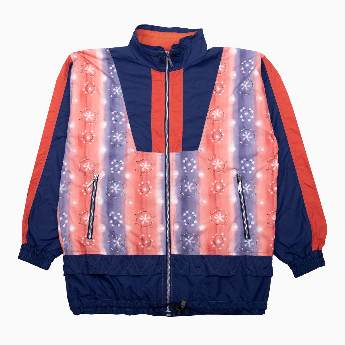 Vintage Hot Sportswear Crazy Pattern Windbreaker XL – Detailansicht