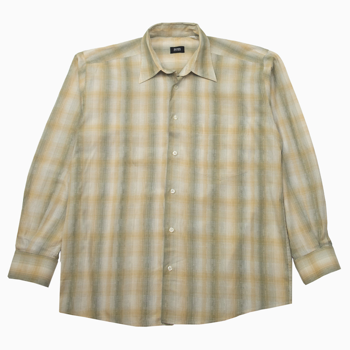 Vintage Hugo Boss Hemd, langarm, Grösse M