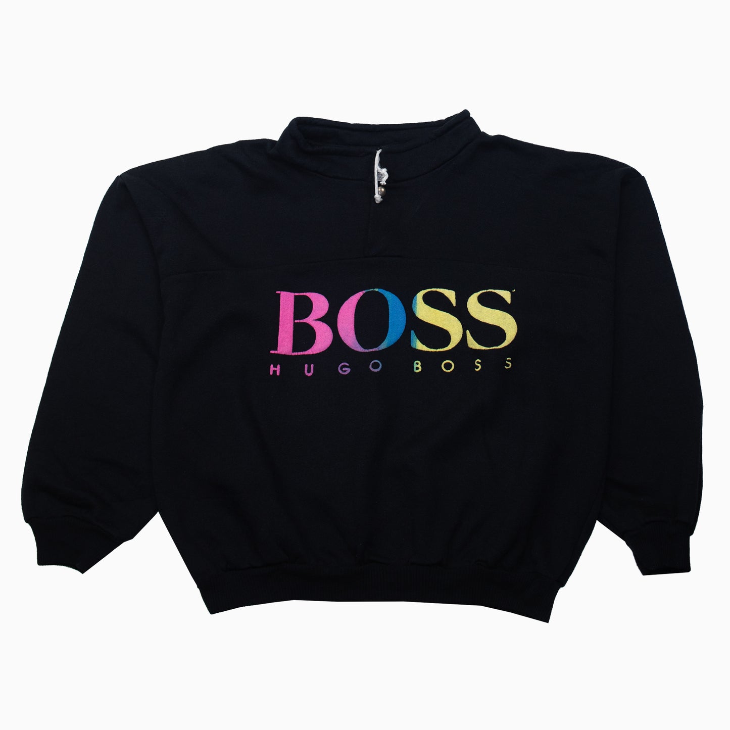 Vintage 80s Rocky IV Hugo Boss Rainbow Sweater M