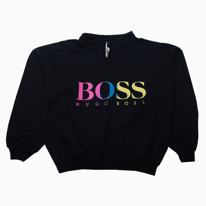 Vintage 80s Rocky IV Hugo Boss Rainbow Sweater M